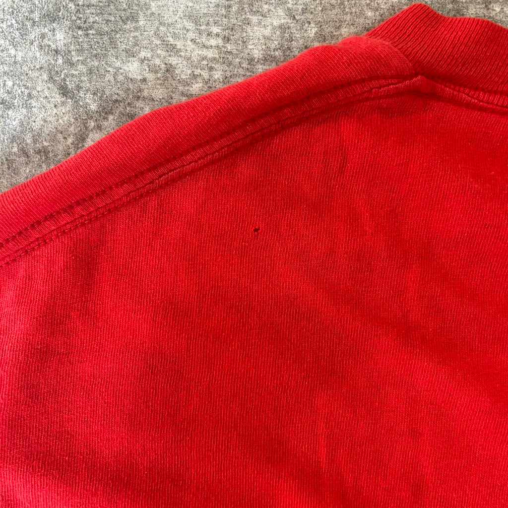 90's NBA CHICAGO BULLS LOGO 7 inc size XL MADE in USA
