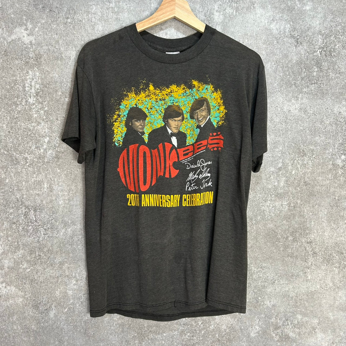 monkees 80's vintage bandtee band tee