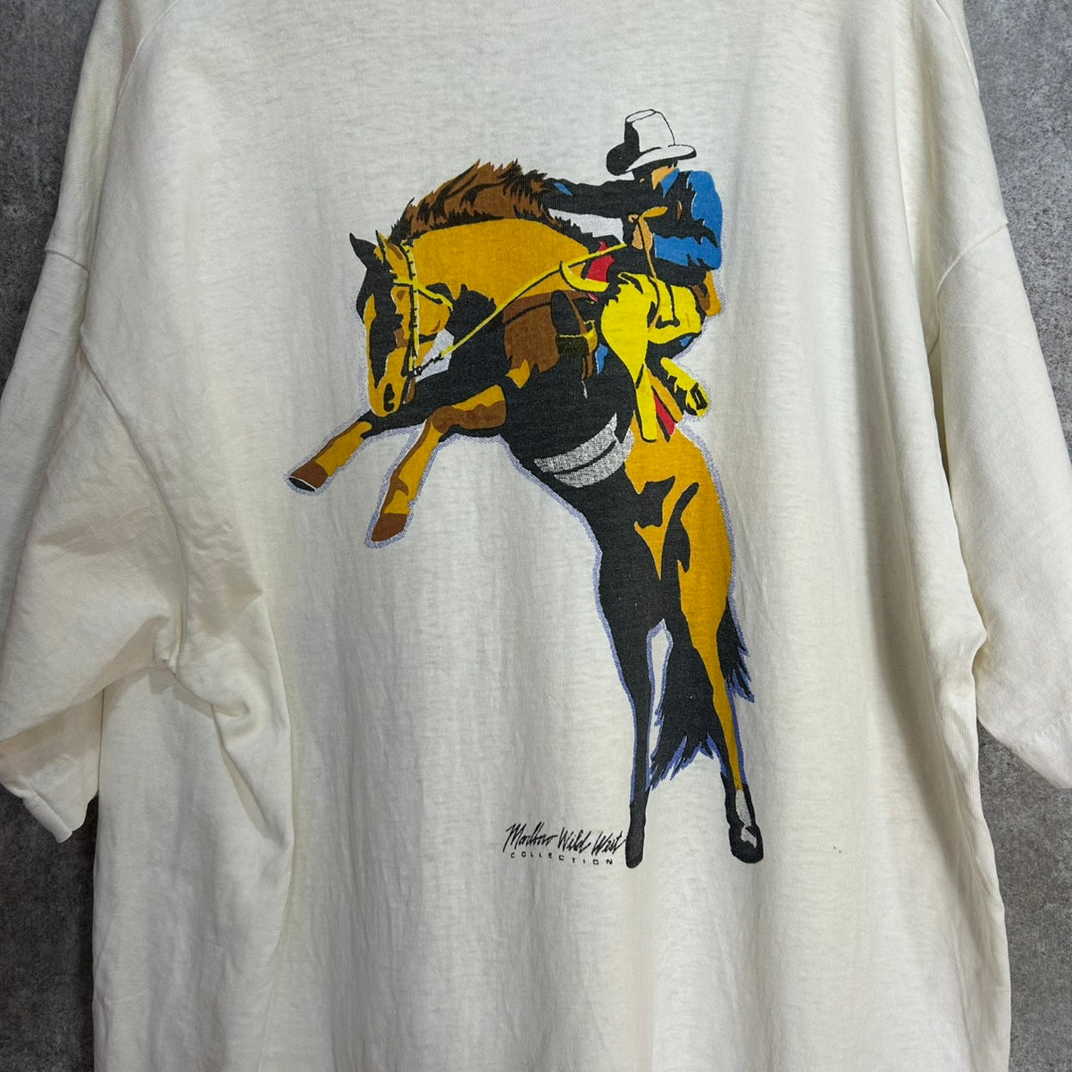 90's Marlboro Wild West BORO POCKET Tee COWBOY 90s VINTAGE