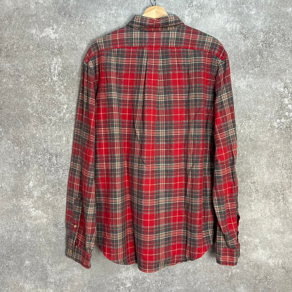 Polo by Ralph Lauren CUSTOM FIT SIZE XL CHECK SHIRT RED