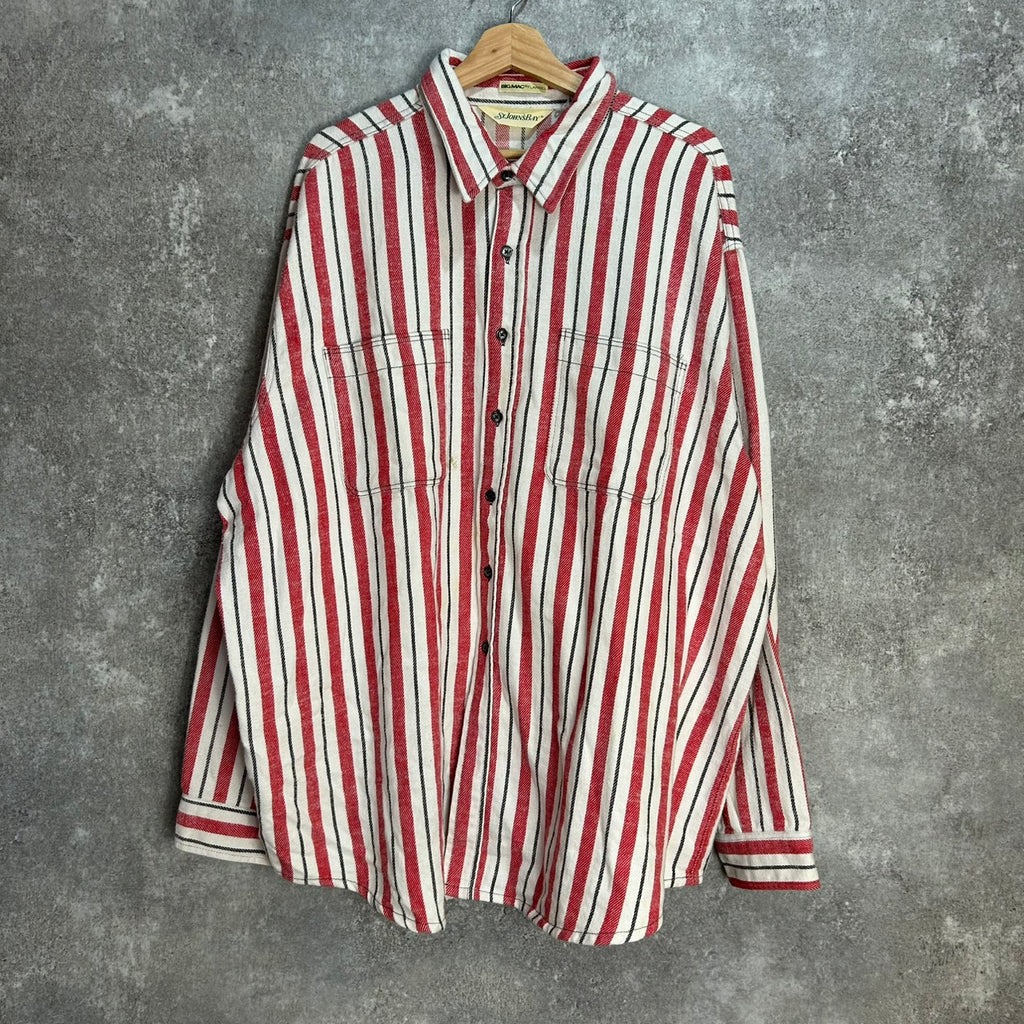 St John's Bay BIG MAC STRIPE Flannel Shirt