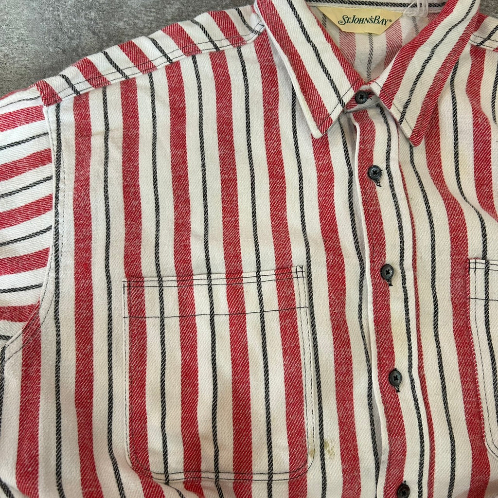 St John's Bay BIG MAC STRIPE Flannel Shirt