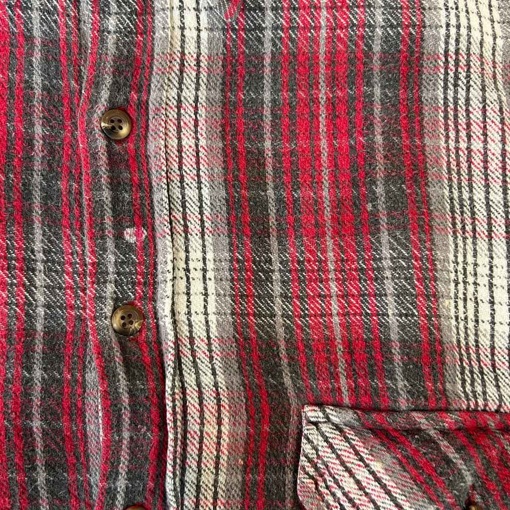 GREAT NORTHWEST CLOTHING CO. Shadow Check Flannel Shirt SIZE XLT
