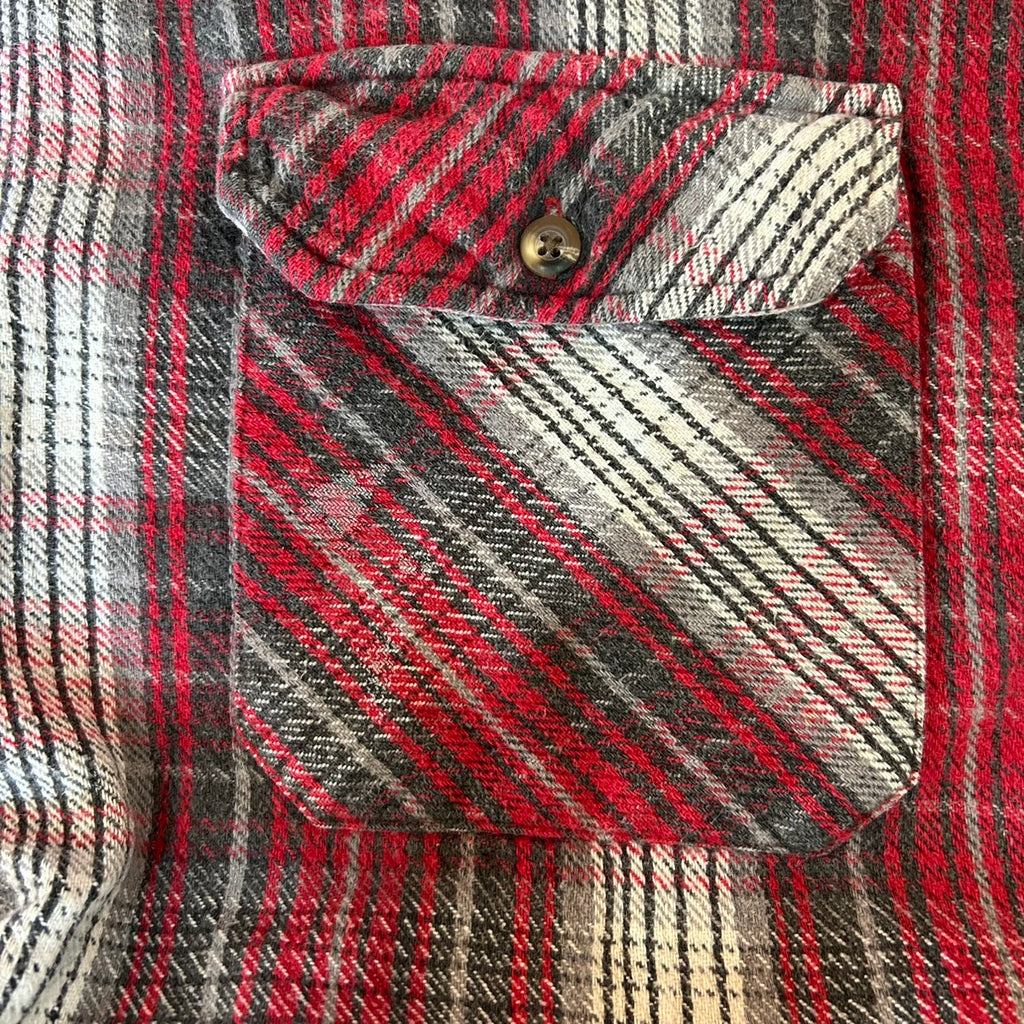 GREAT NORTHWEST CLOTHING CO. Shadow Check Flannel Shirt SIZE XLT