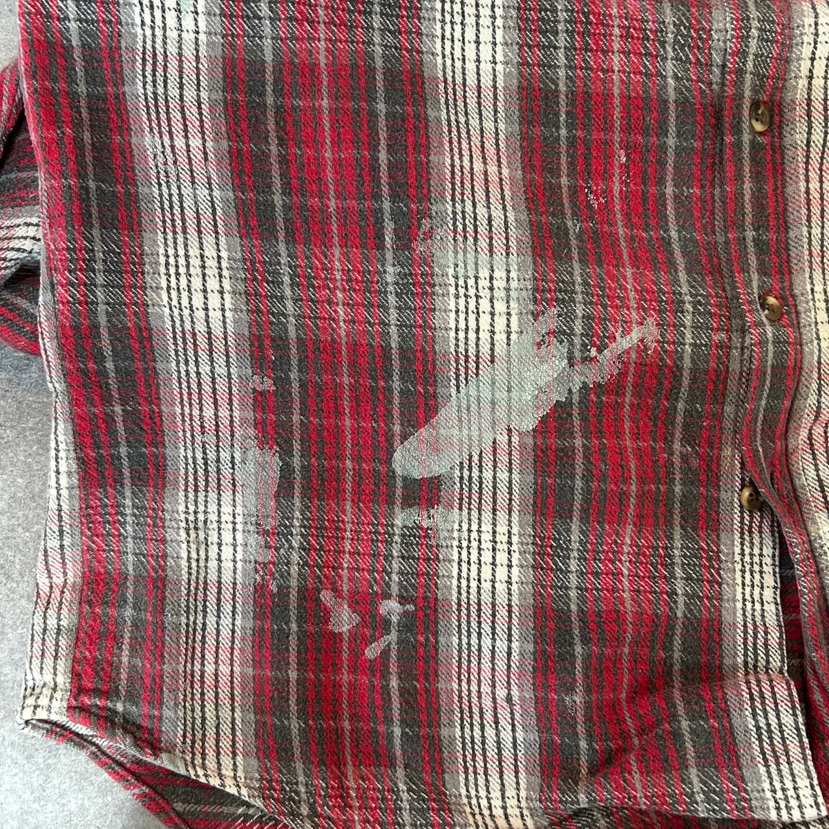 GREAT NORTHWEST CLOTHING CO. Shadow Check Flannel Shirt SIZE XLT