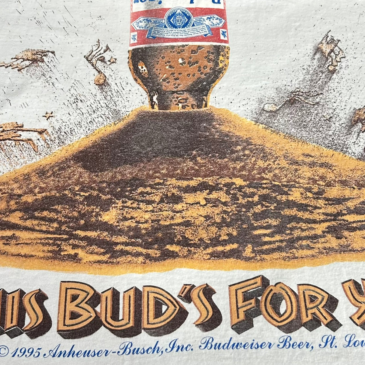 90's BUDWEISER 1995 THIS BUD'S FOR YOU Ants Graphic