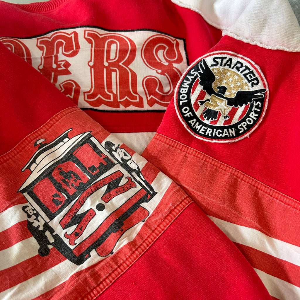 90's STARTER NFL San Francisco 49ers VINTAGE SWEAT MADE IN MALAYSIA