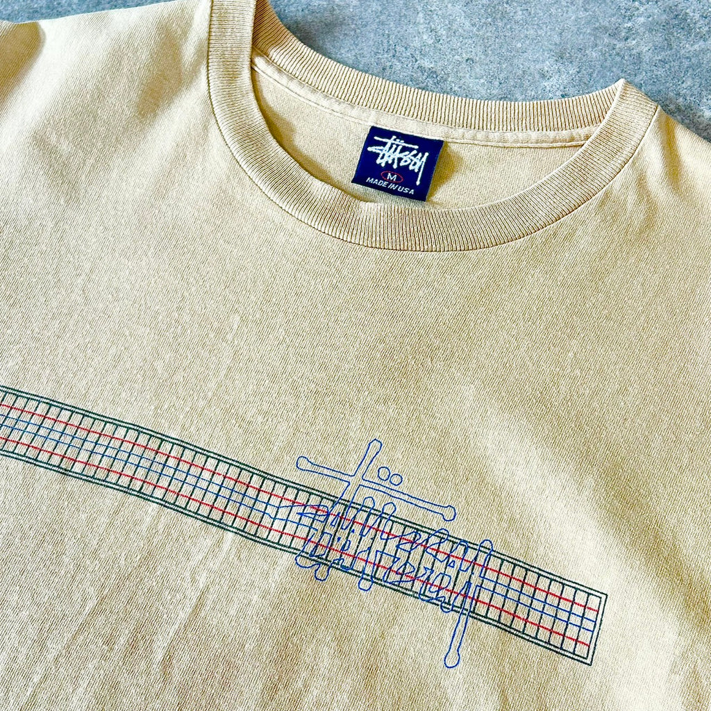 90's OLD STUSSY TEE OLD SKATE MADE in USA