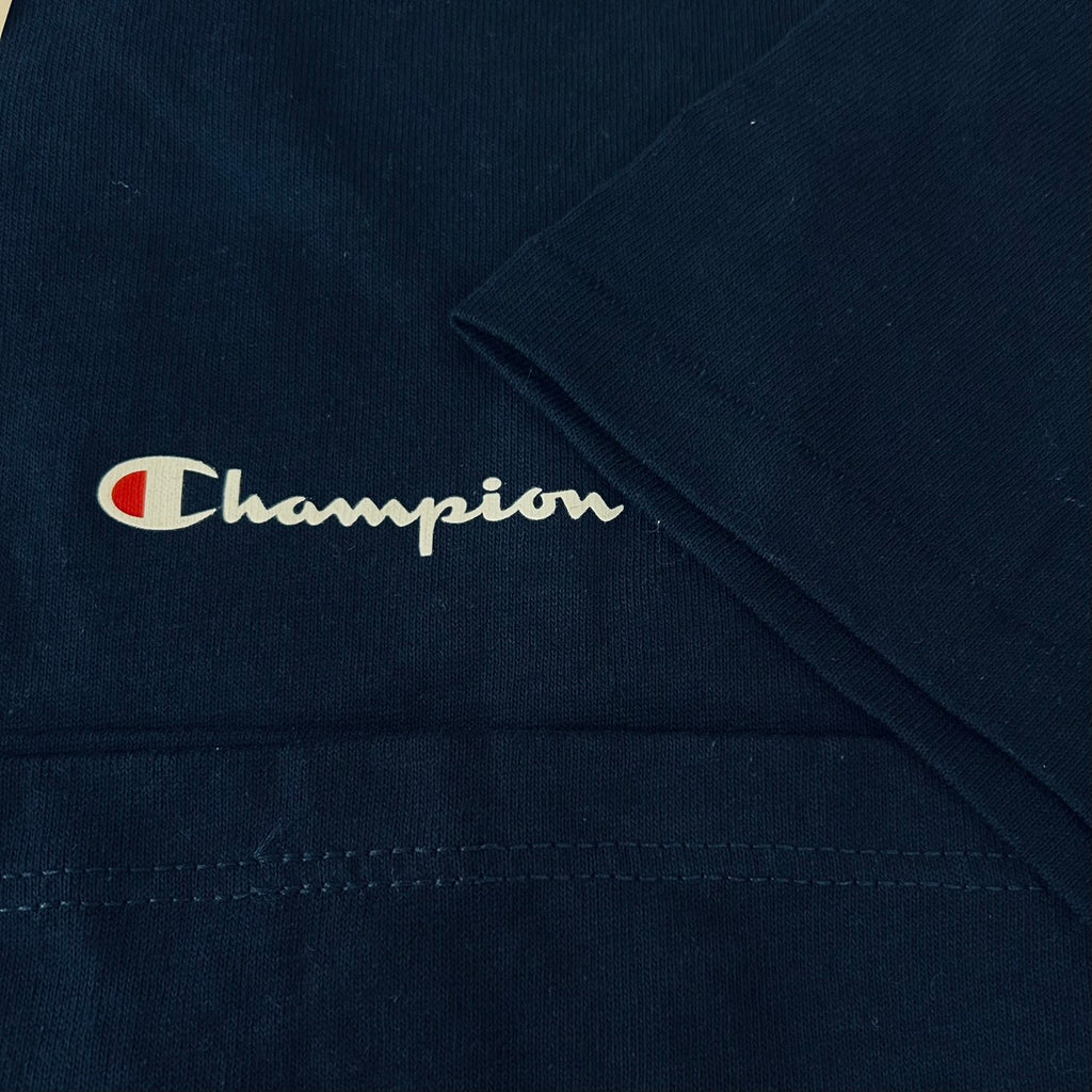 90's Champion Tee NAVY Deadstock MADE in USA