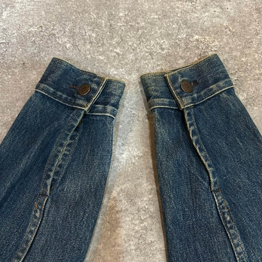 70's - 80's Levi’s 75505-0217 size 36 DENIM TRUCKER JACKET MADE IN CANADA