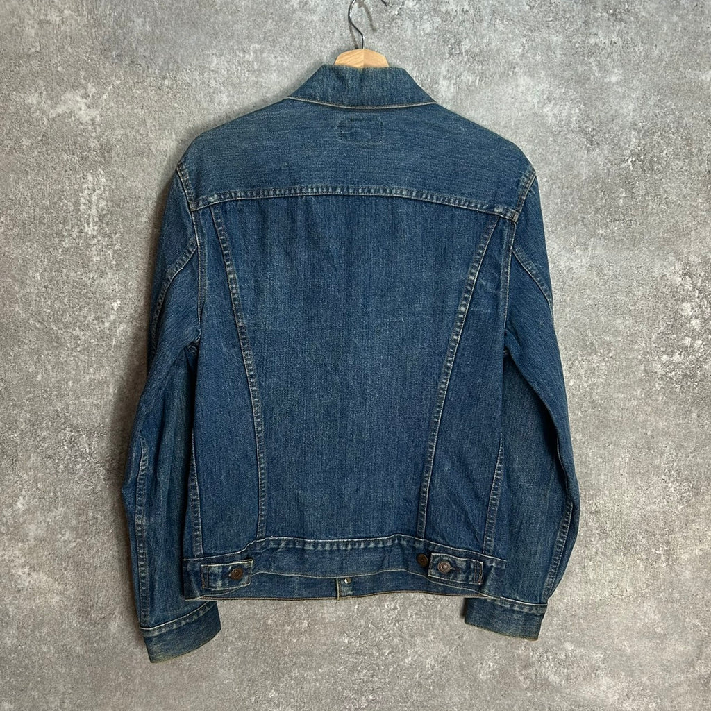 70's - 80's Levi’s 75505-0217 size 36 DENIM TRUCKER JACKET MADE IN CANADA