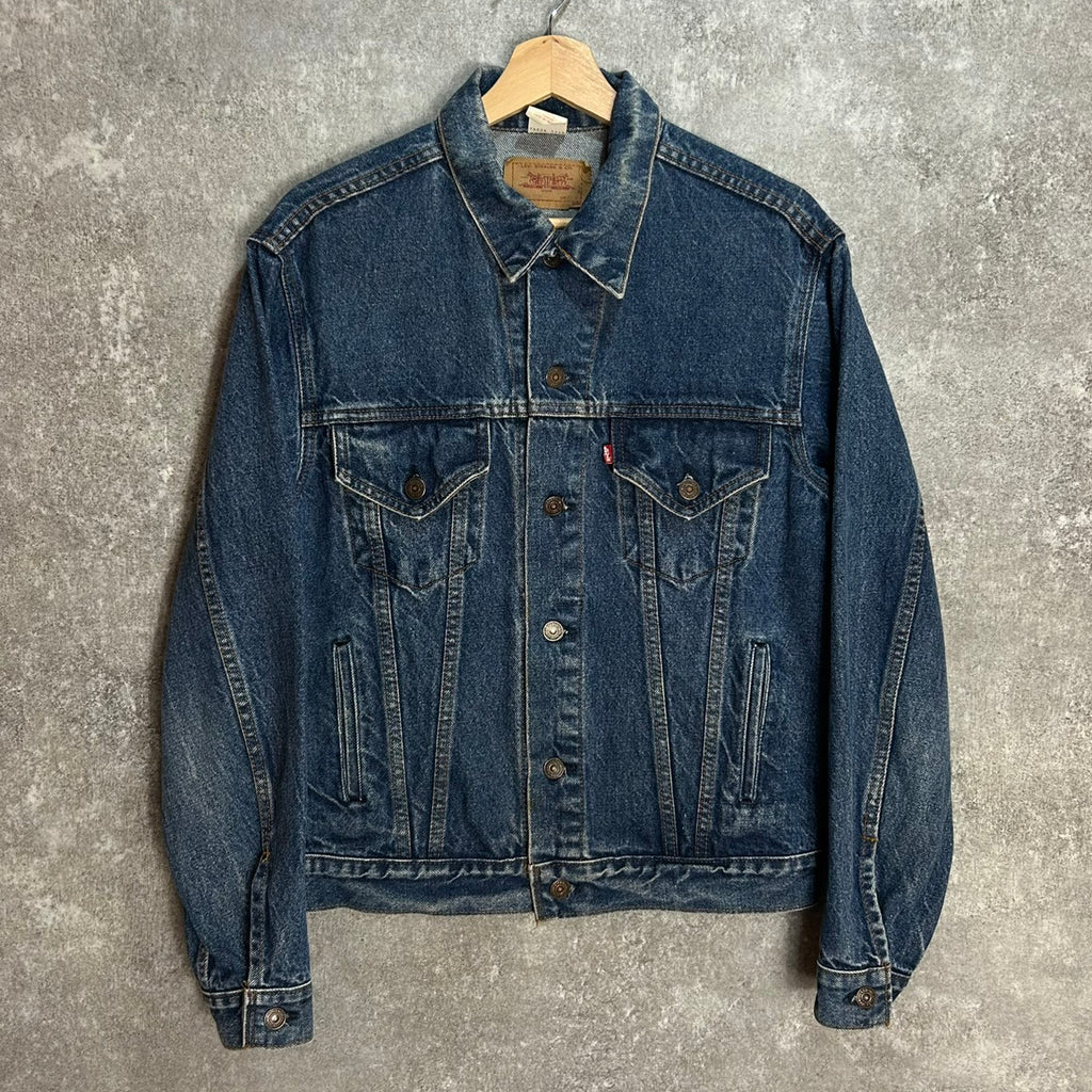 80's Levi’s 70506-0214 size 42R DENIM TRUCKER JACKET MADE IN CANADA