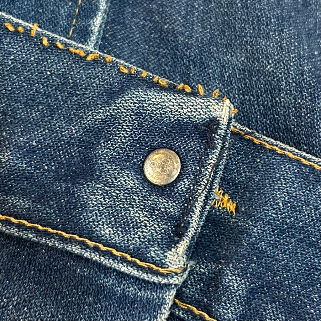 Wrangler 80's 136MJ DENIM TRUCKER JACKET size.36LONG MADE in USA