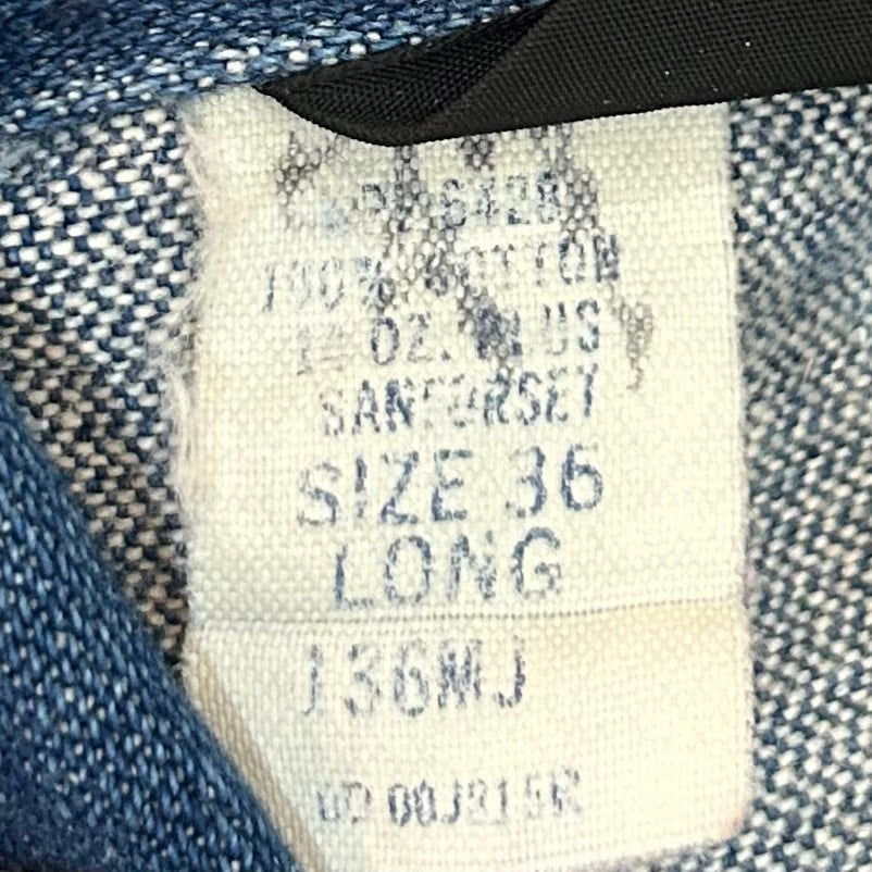 Wrangler 80's 136MJ DENIM TRUCKER JACKET size.36LONG MADE in USA