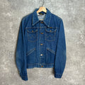 Wrangler 80's 136MJ DENIM TRUCKER JACKET size.36LONG MADE in USA
