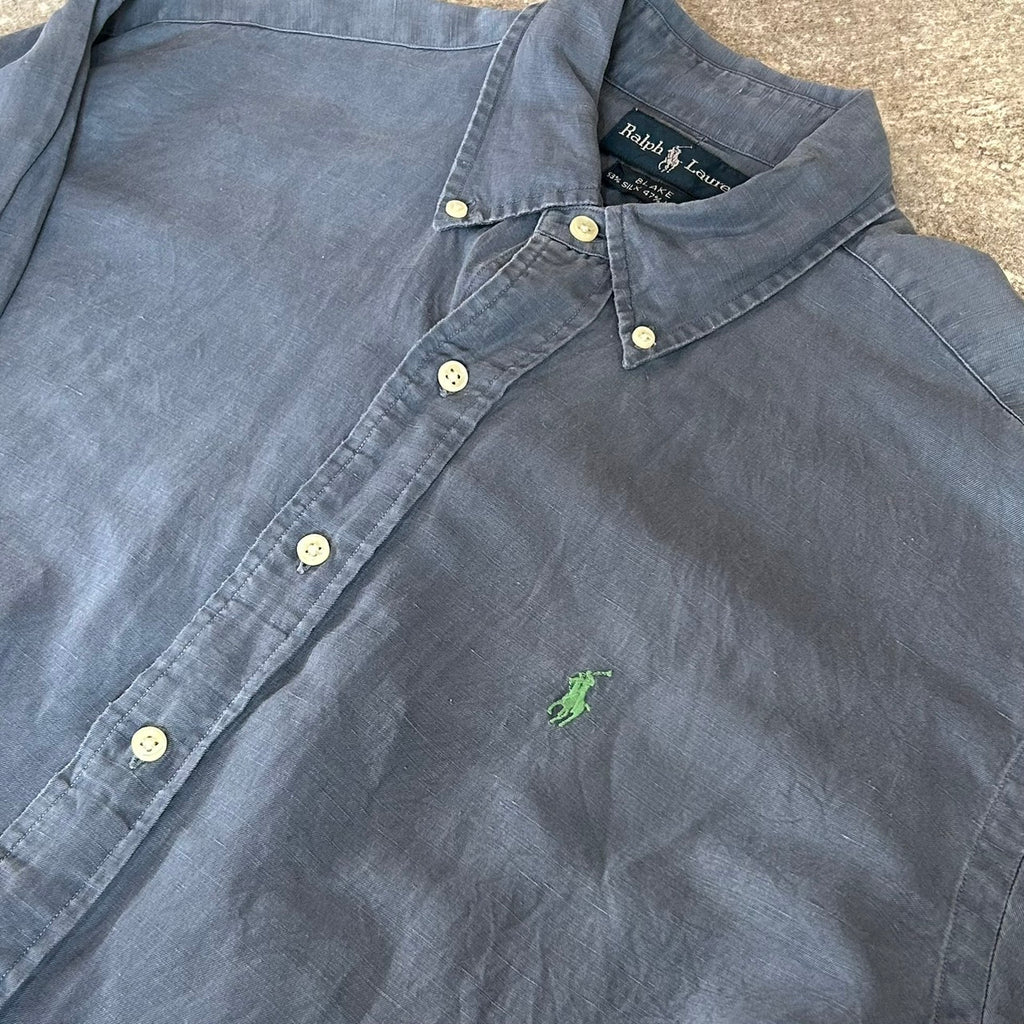 90's POLO RALPH LAUREN BLAKE LINEN SILK SHIRT