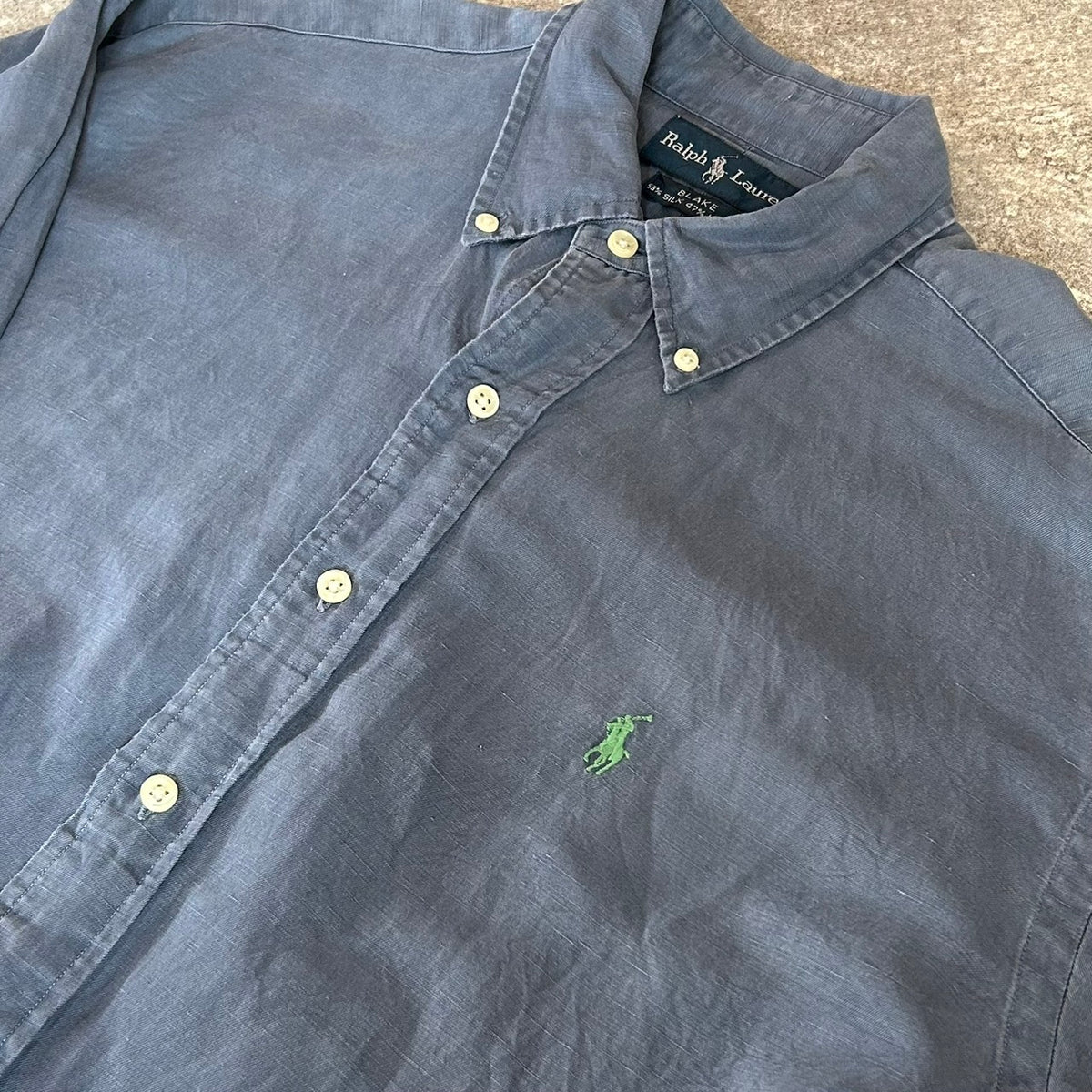 90's POLO RALPH LAUREN BLAKE LINEN SILK SHIRT