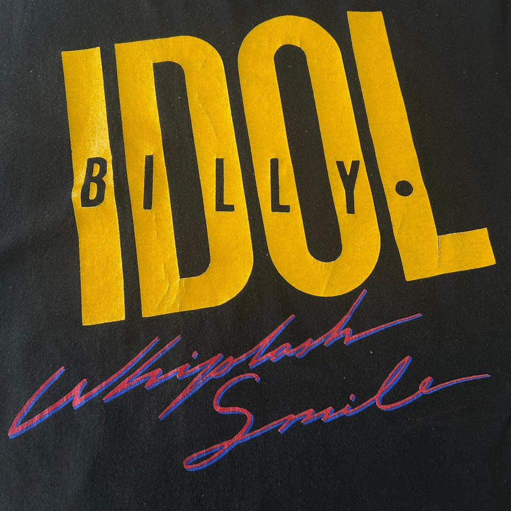 80's BILLY IDOL Whiplash Smile Tour Tee