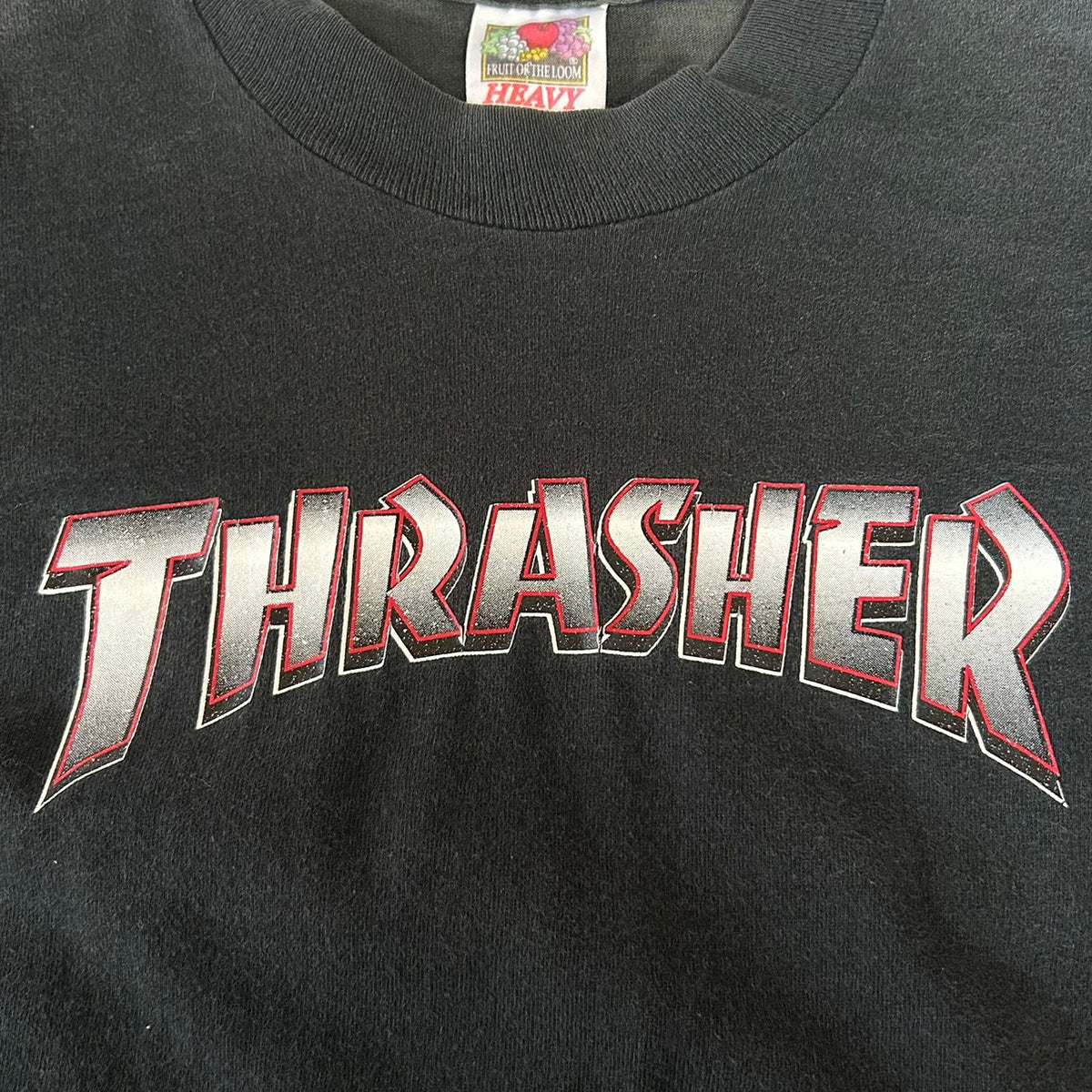 90's THRASHER GOOD FADE BLACK VINTAGE TEE