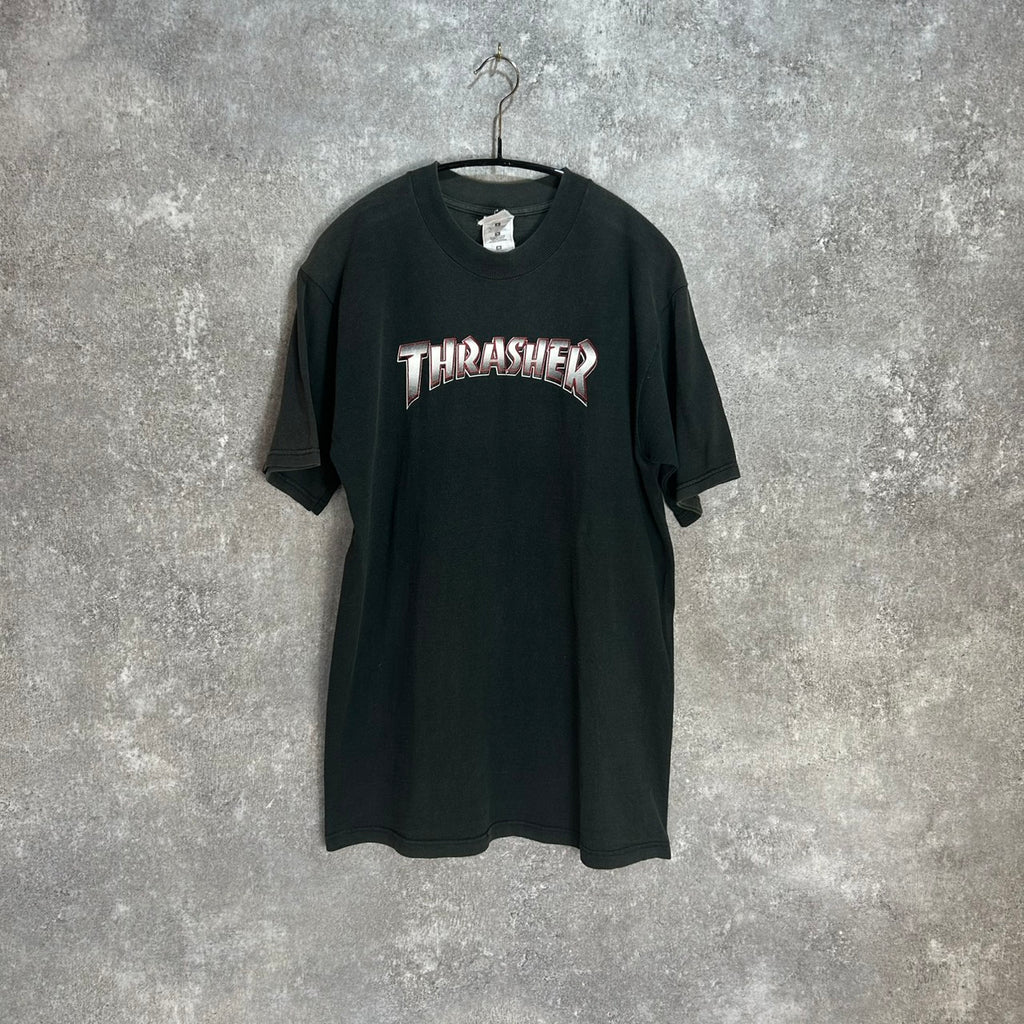 90's THRASHER GOOD FADE BLACK VINTAGE TEE