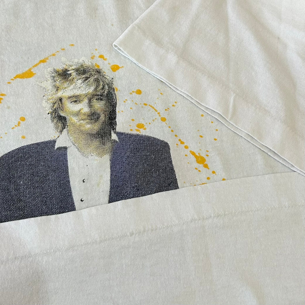 90's Rod Stewart Vagabond Heart Tour 1991 T-Shirt VINTAGE TEE Band Tee