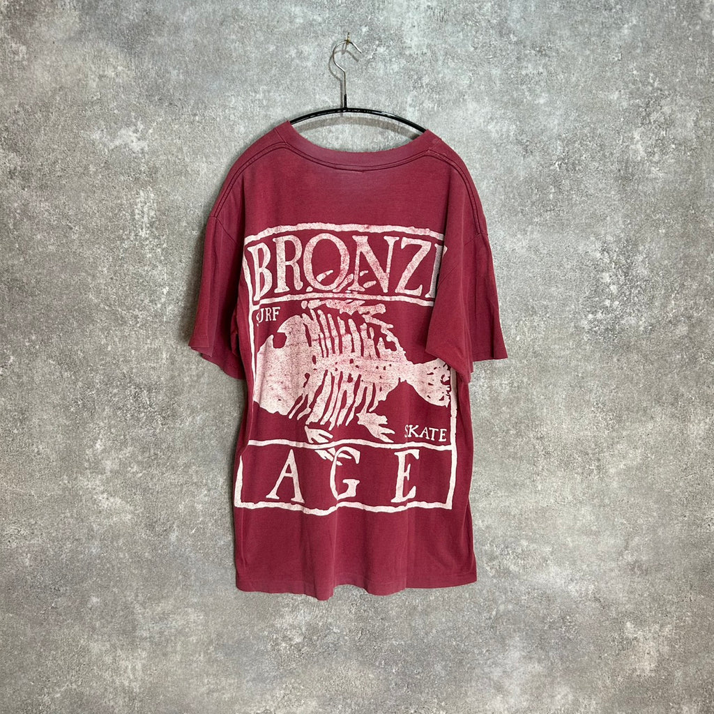90's BRONGE AGE VINTAGE Tee OLD SKATE GOOD FADE