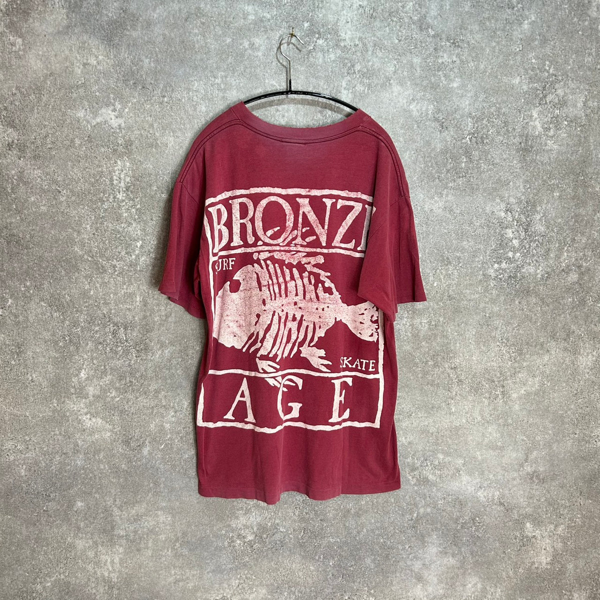 90's BRONGE AGE VINTAGE Tee OLD SKATE GOOD FADE