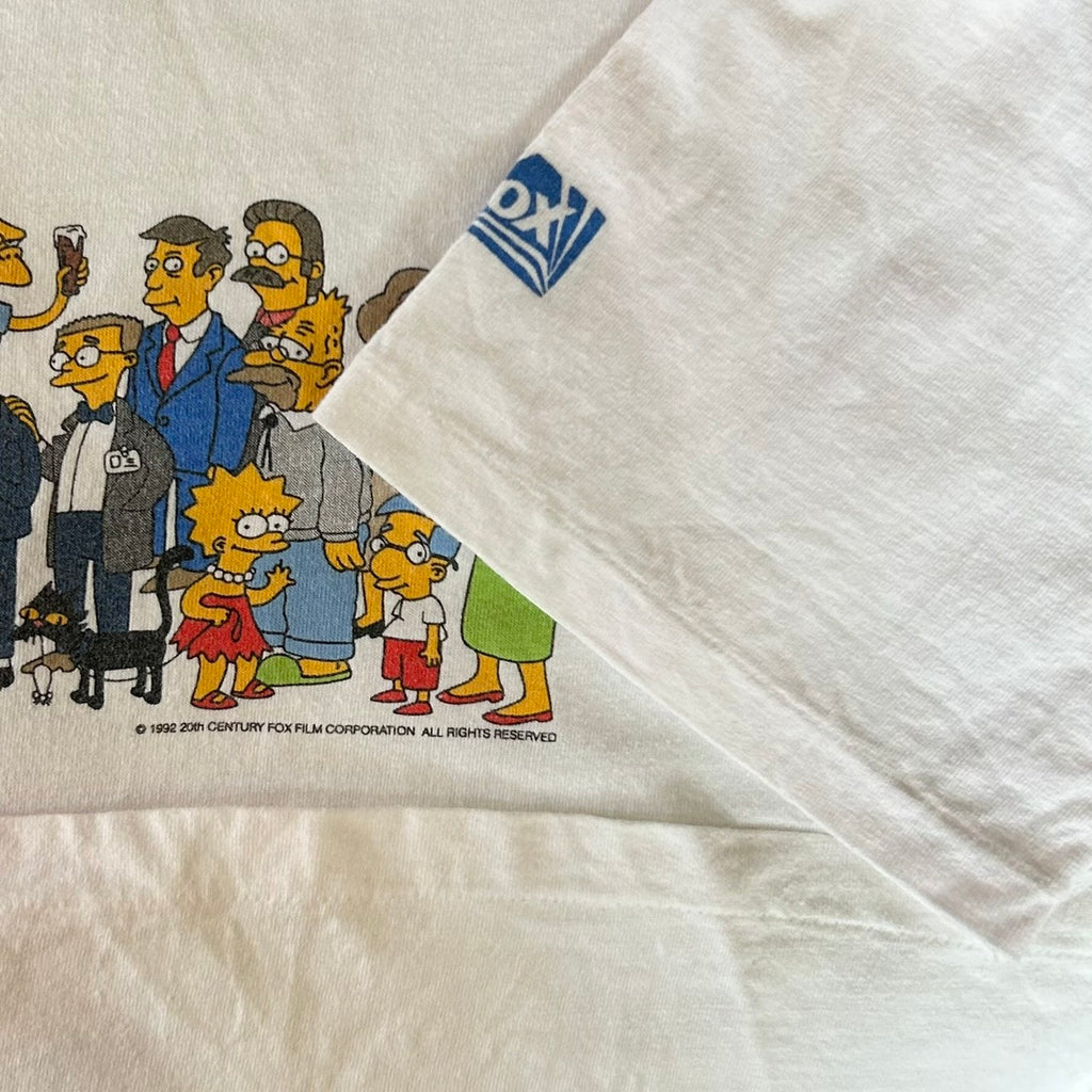 90's Hanes BEEFY-T THE Simpsons 1992 20th CENTURY FOX FILM VINTAGE Tee