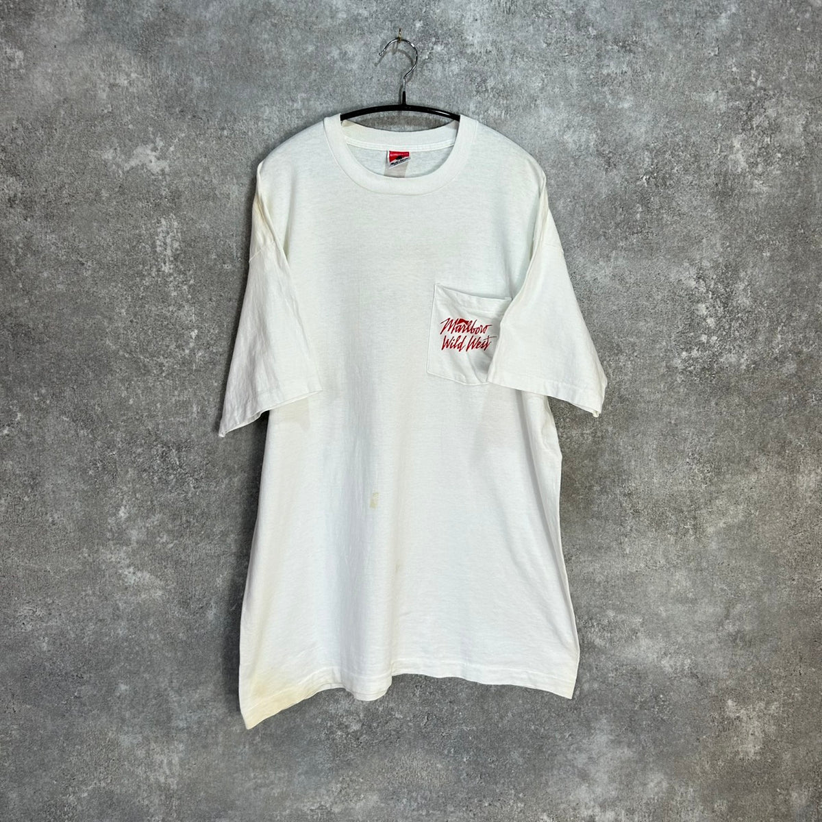 90's Marlboro Wild West POCKET Tee COWBOY VINTAGE T