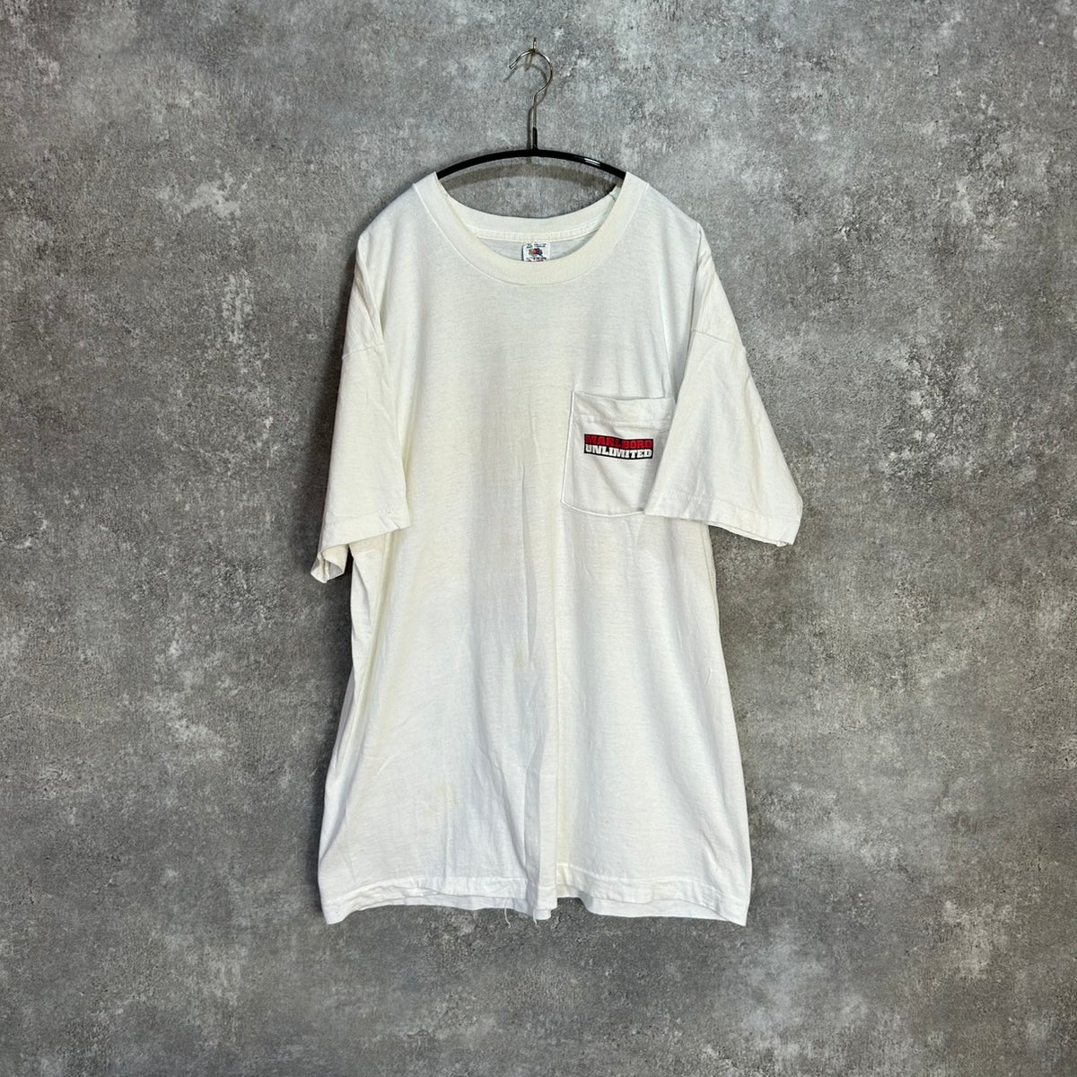 90's Marlboro HORSE CREEK POCKET Tee Size XL Fruit of the loom VINTAGE