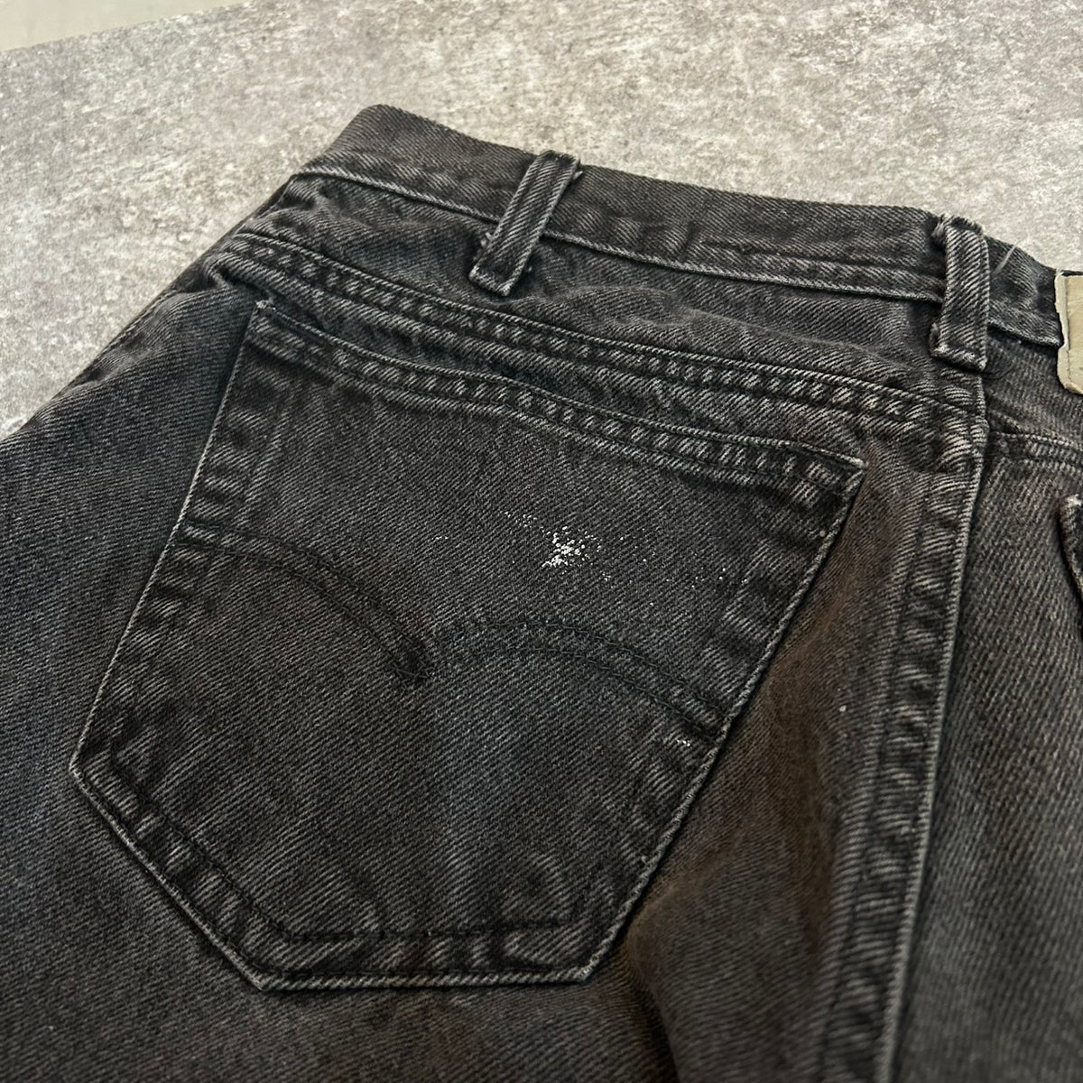 90's Levi's Silver Tab BLACK DENIM Loose MADE in MEXICO W32 L36 40560-4159