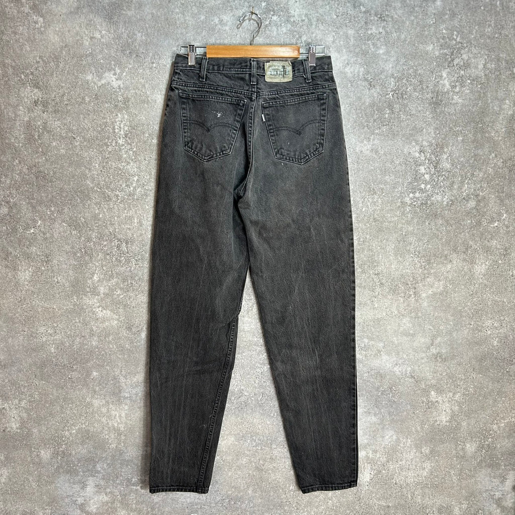 90's Levi's Silver Tab BLACK DENIM Loose MADE in MEXICO W32 L36 40560-4159