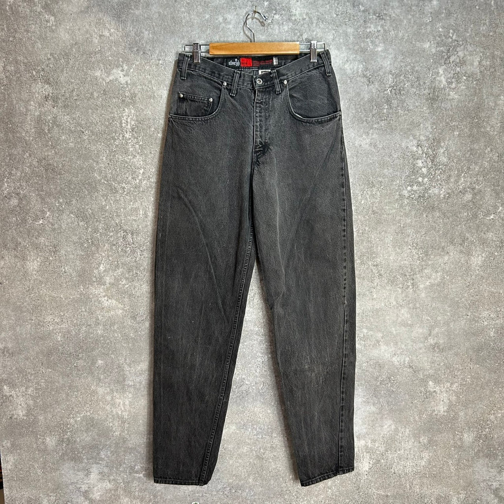 90's Levi's Silver Tab BLACK DENIM Loose MADE in MEXICO W32 L36 40560-4159