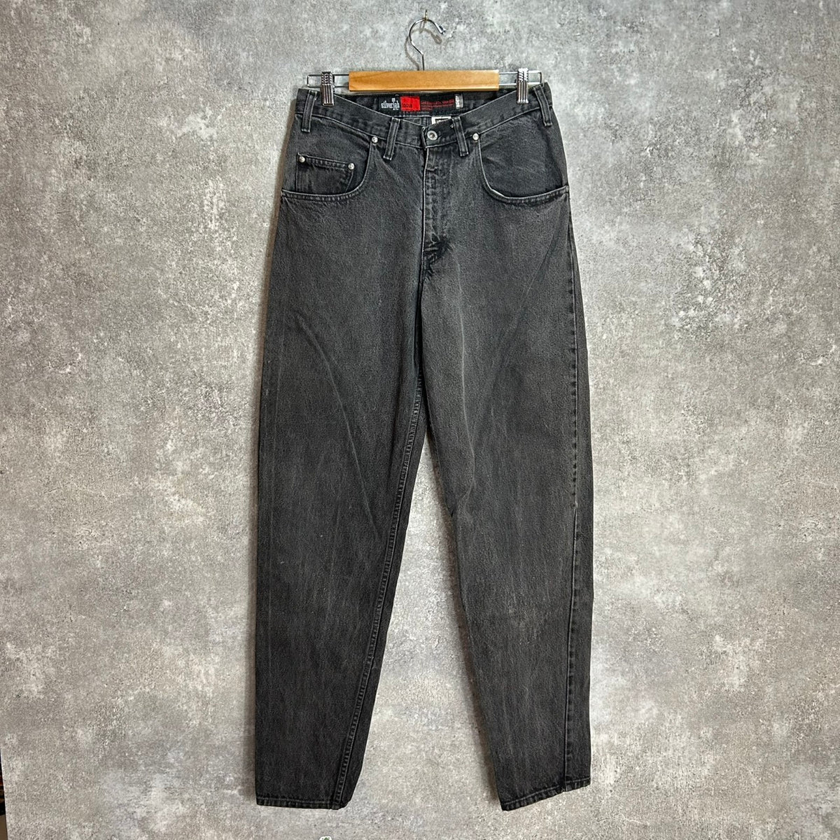 90's Levi's Silver Tab BLACK DENIM Loose MADE in MEXICO W32 L36 40560-4159