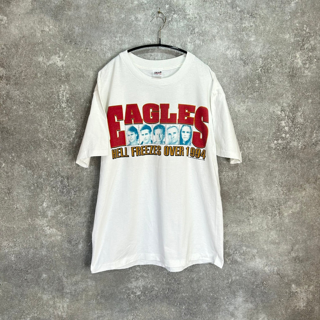 90's EAGLES 1994 HELL FREEZES OVER Size XL anvil 90s BAND T