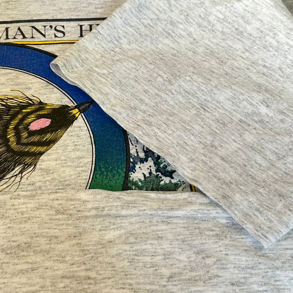 90's Lee Peggy Murra FLYFISHING Print Tee MADE in USA 90s