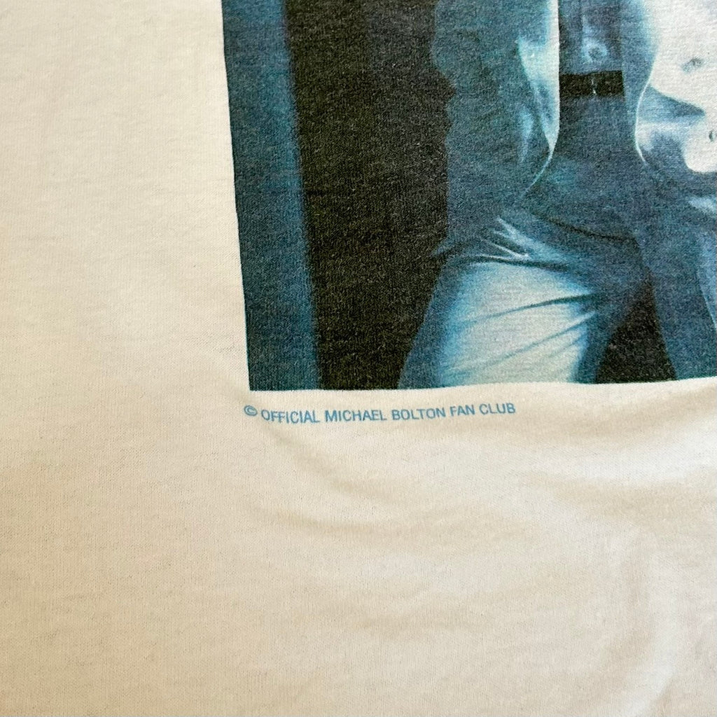 90's MICHAEL BOLTON Print Tee Size XL Hanes BEEFY T MUSIC T