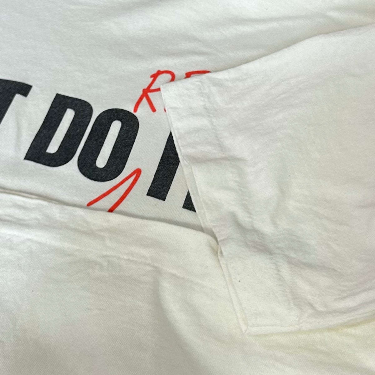 90's "JUST DO RE MI IT" Print Tee Fruit of the loom THE DEPAUL COMMUNITY CHORUS