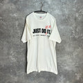 90's "JUST DO RE MI IT" Print Tee Fruit of the loom THE DEPAUL COMMUNITY CHORUS