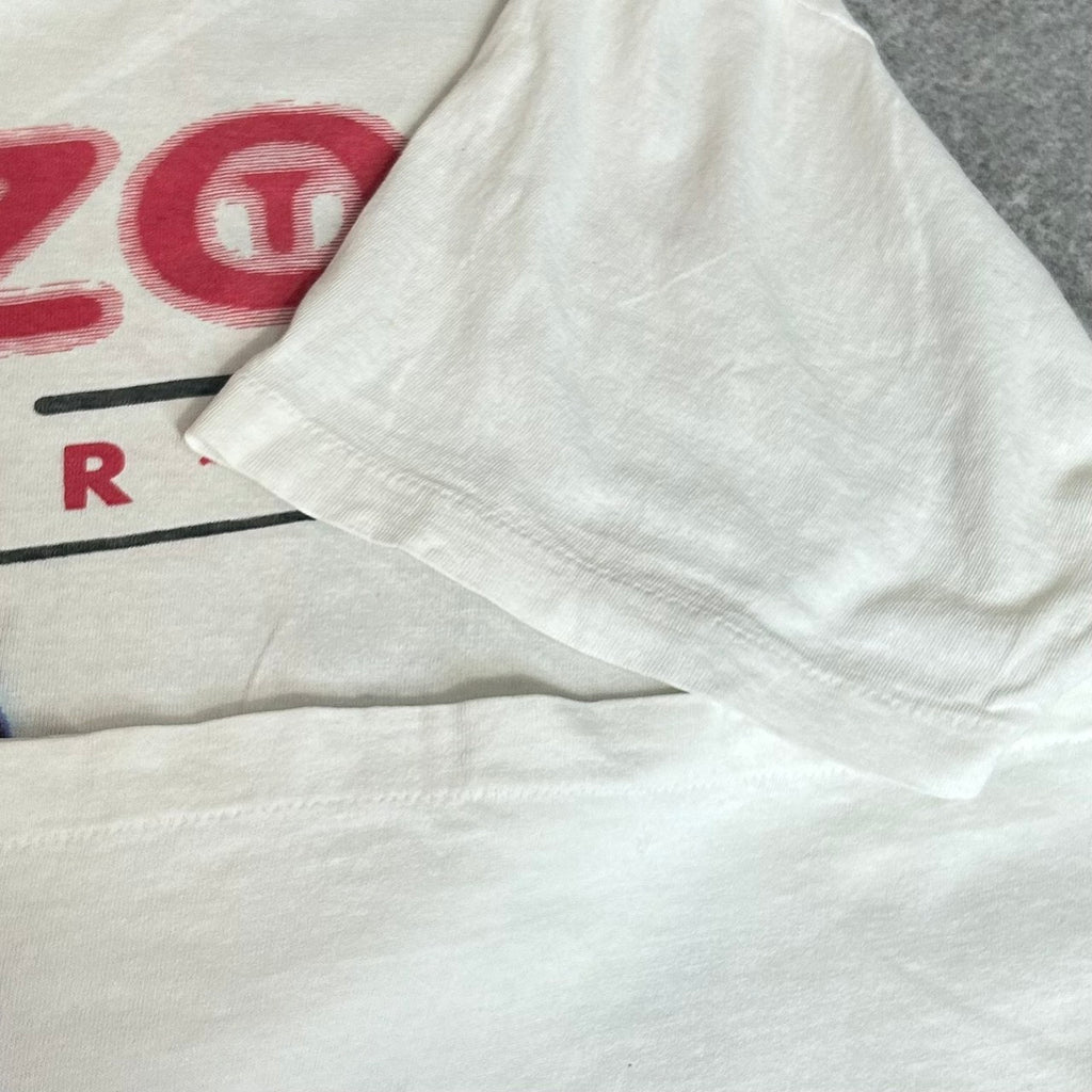 90's U2 Zoo TV Tour 1992 Outside Broadcast Size L Hanes BAND T VINTAGE