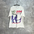 90's U2 Zoo TV Tour 1992 Outside Broadcast Size L Hanes BAND T VINTAGE