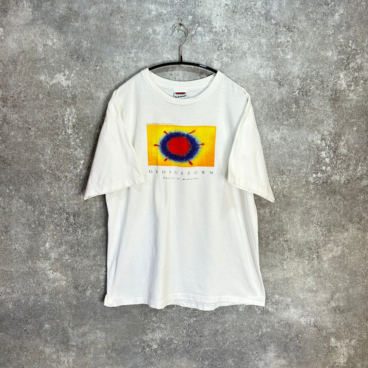 90's Georgetown Art of Medicine Adenovirus MADE in USA size XL JENSEN Activewear