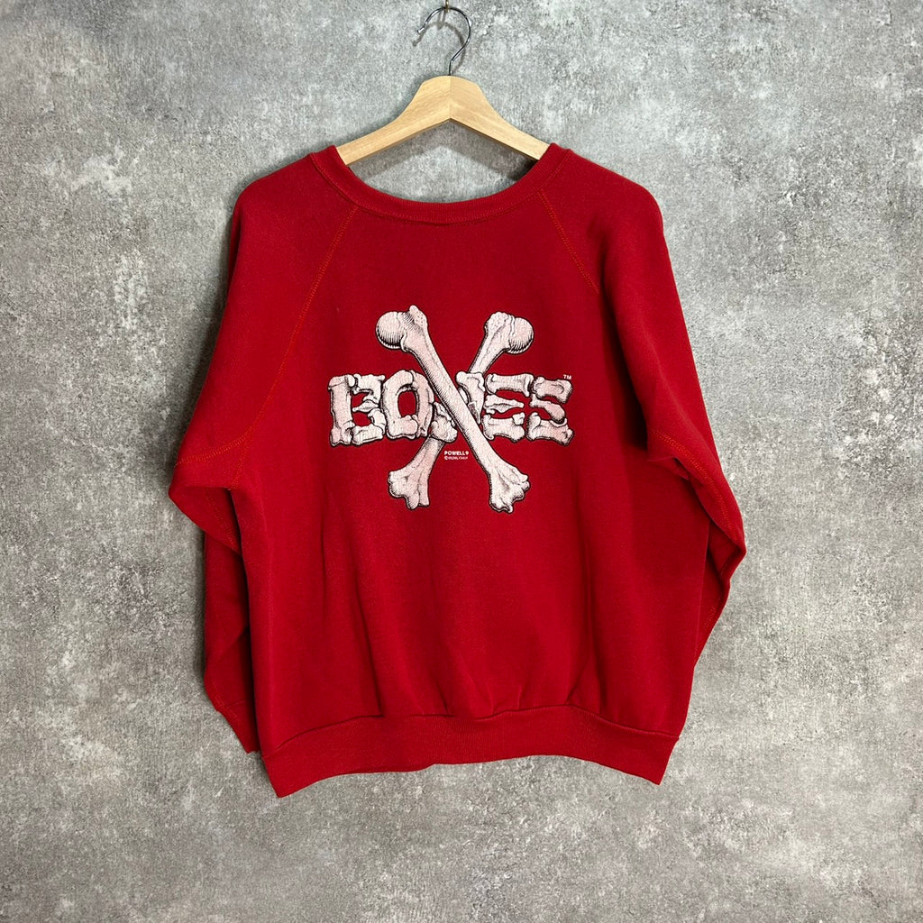 80's powell peralta CROSSBONE SWEAT size L Discus