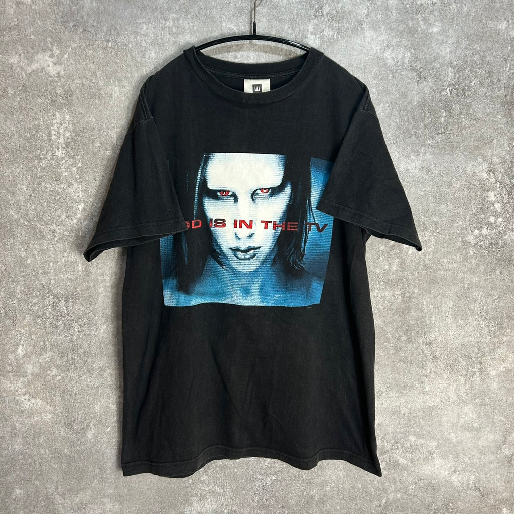 90's Marilyn Manson GOD IS IN THE TV WINTERLAND SIZE LARGE 1998 ©