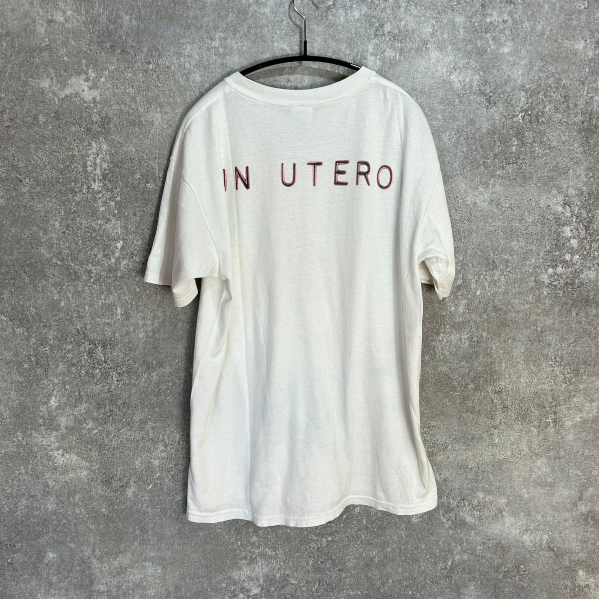 00's NIRVANA IN UTERO BAND TEE GILDAN SIZE M 1993 © Y2K