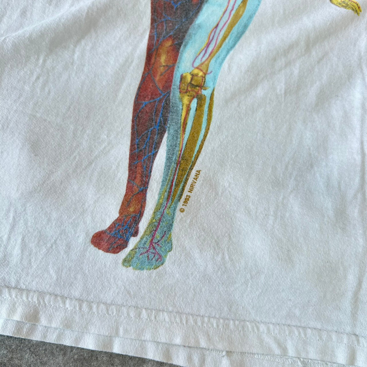 00's NIRVANA IN UTERO BAND TEE GILDAN SIZE M 1993 © Y2K