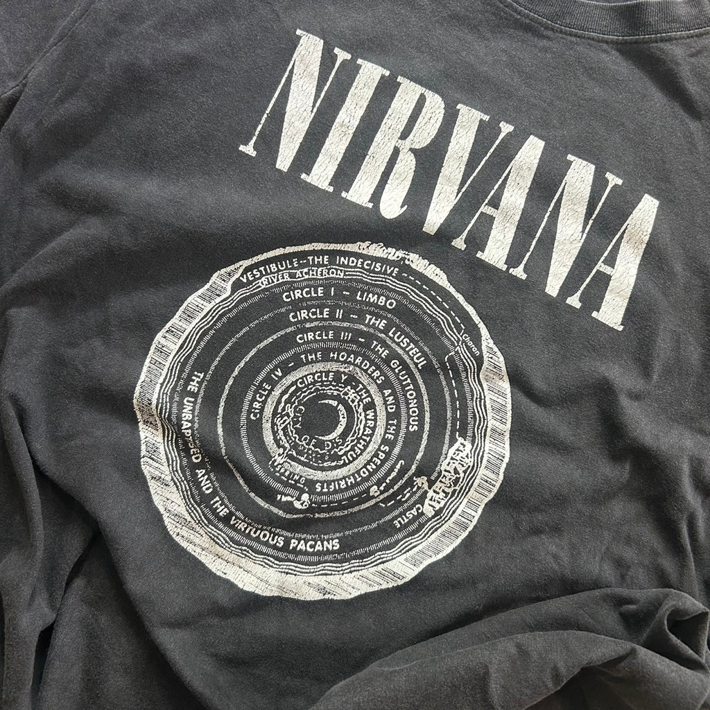 NIRVANA VESTIBULE BAND TEE REPRINT GOOD FADE