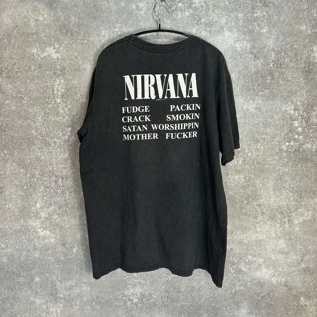 NIRVANA VESTIBULE BAND TEE REPRINT GOOD FADE