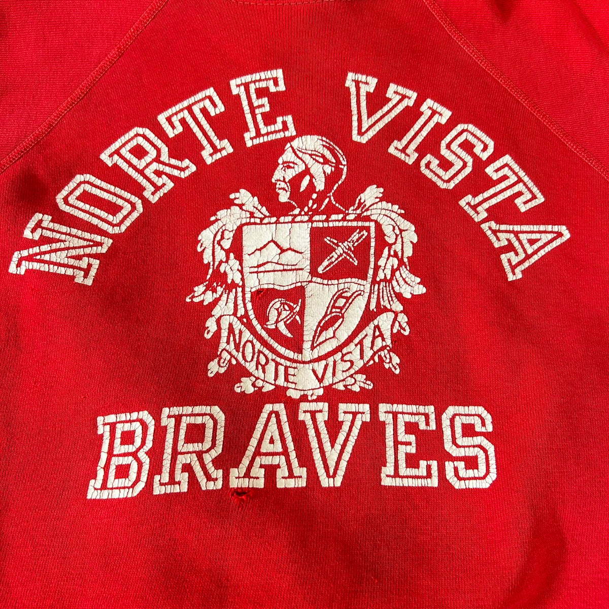 60's Champion RUNNERS TAG RAGLAN SLEEVE SWEAT SIZE L RED