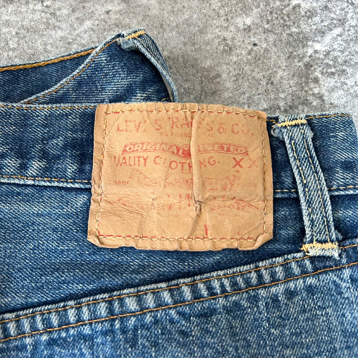 60's 70's Levi's 501 BIG E 後期 69年～71年 DENIM CUT OFF SHORT STYLE
